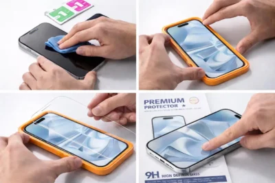 Best Quality iPhone 16 Pro Max Clear Tempered Glass