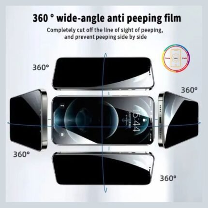 iphone 13 pro max 360 degree privacy tempered glass phonemicroparts
