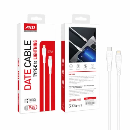 Type-C to Lightning Cable – Fast Charging and Reliable Data Transfer