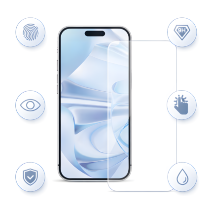 iPhone XS Max Clear Glass Protector HD Screen